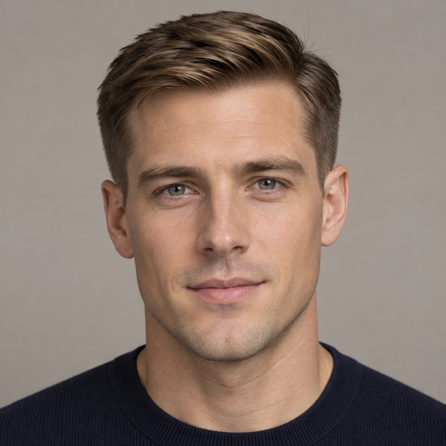 Ivy League hairstyle reference