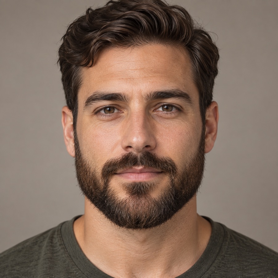Rounded Beard