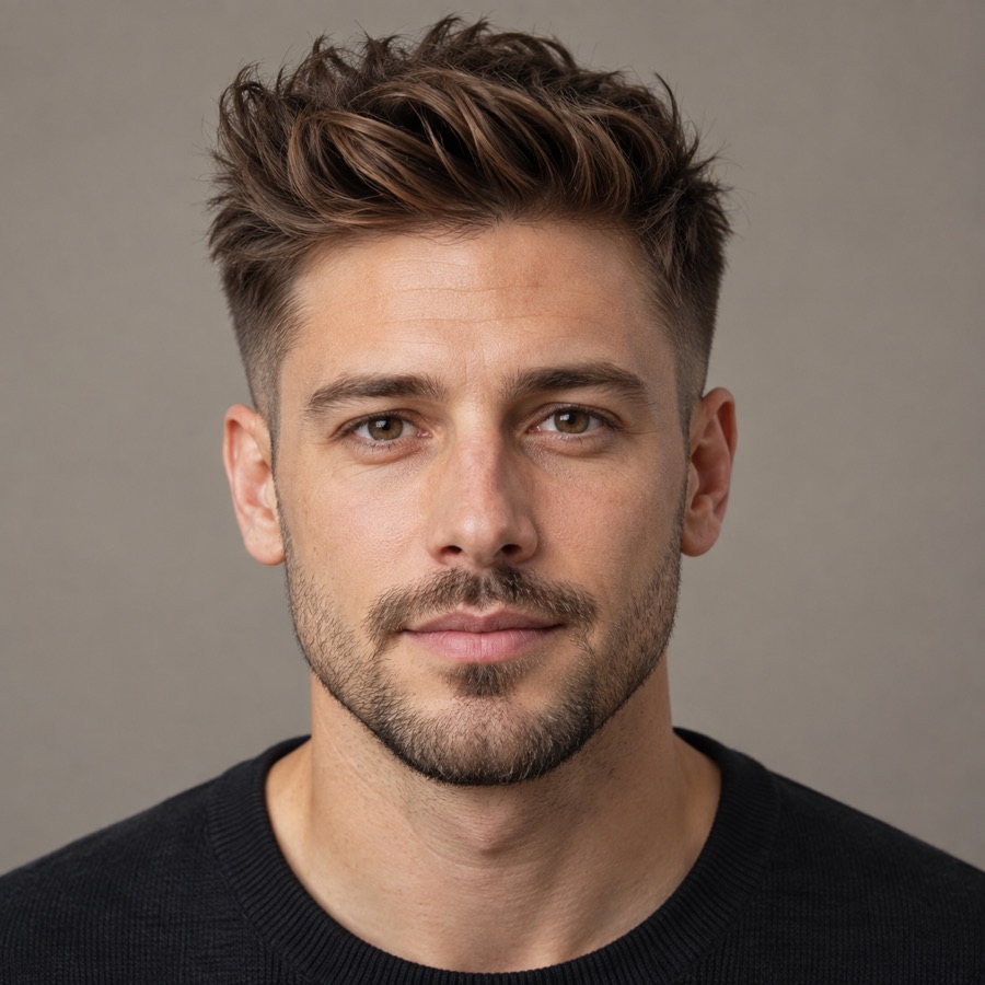 Textured Quiff hairstyle reference
